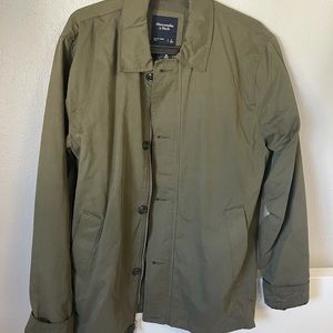 Men’s Olive Shirt Jacket